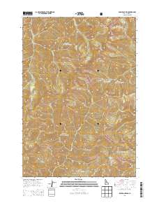 Shellrock Peak 2013 topographic map thumbnail