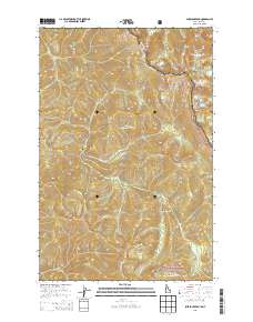 Sherlock Peak 2013 topographic map thumbnail