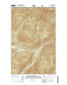 Shorty Peak 2013 topographic map thumbnail