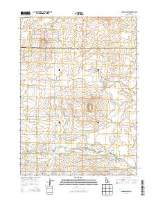 Shoshone SW 2013 topographic map thumbnail
