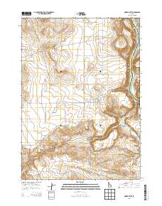 Sinker Butte 2013 topographic map thumbnail
