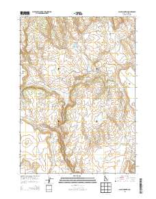 Slack Mountain 2013 topographic map thumbnail