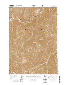 Sliderock Ridge 2013 topographic map thumbnail
