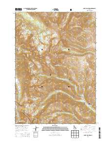 Smiley Mountain 2013 topographic map thumbnail