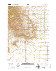 Snaky Canyon 2013 topographic map thumbnail