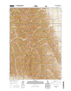 Tyler Peak 2013 topographic map thumbnail