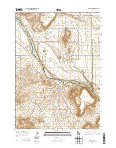 Walters Butte 2013 topographic map thumbnail