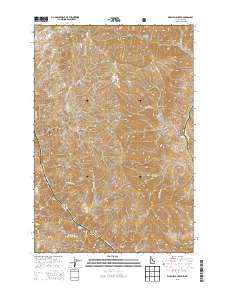 Wapshilla Creek 2013 topographic map thumbnail