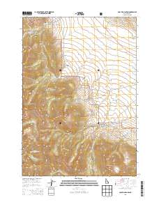 Coal Kiln Canyon 2013 topographic map thumbnail