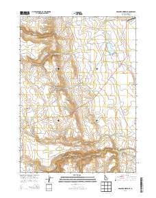 Grasmere Reservoir 2013 topographic map thumbnail