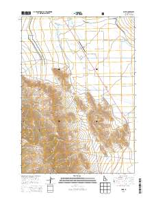 Howe 2013 topographic map thumbnail