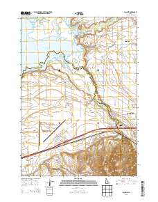 Michaud 2013 topographic map thumbnail