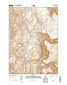 Ozone 2013 topographic map thumbnail
