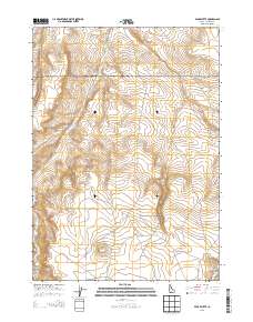 Pence Butte 2013 topographic map thumbnail