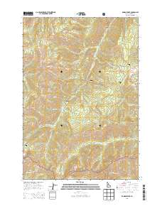 Rainbow Peak 2013 topographic map thumbnail