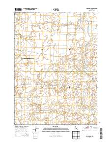 Shoshone SE 2013 topographic map thumbnail