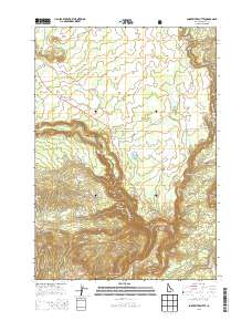 Snake River Butte 2013 topographic map thumbnail