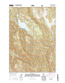 Tamarack 2013 topographic map thumbnail