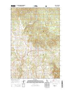 Deary 2014 topographic map thumbnail