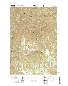 Abes Knob 2013 topographic map thumbnail