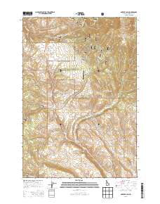 Advent Gulch 2013 topographic map thumbnail