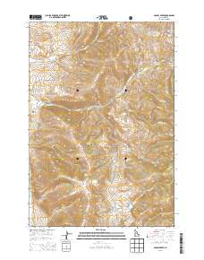 Agency Creek 2013 topographic map thumbnail