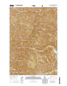 Aggipah Mountain 2013 topographic map thumbnail