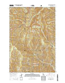 Allan Mountain 2013 topographic map thumbnail