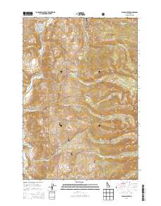 Allison Creek 2013 topographic map thumbnail