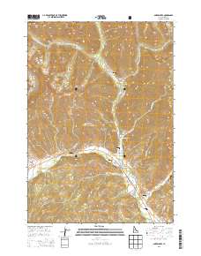 Amber Lakes 2013 topographic map thumbnail