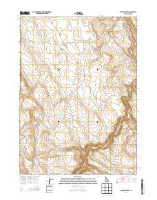 Antelope Creek 2013 topographic map thumbnail