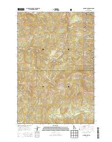 Anthony Peak 2013 topographic map thumbnail