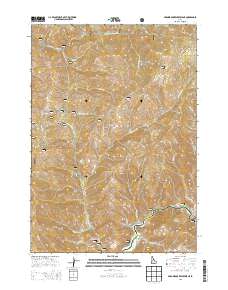 Arrowrock Reservoir NE 2013 topographic map thumbnail