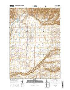 Ashton 2013 topographic map thumbnail