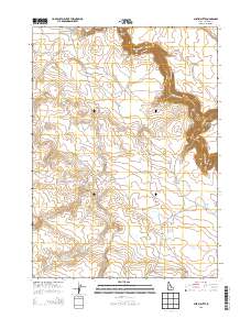 Austin Butte 2013 topographic map thumbnail