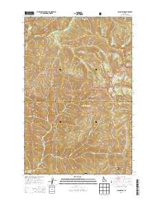 Bacon Peak 2014 topographic map thumbnail