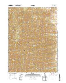 Bannock Peak 2013 topographic map thumbnail
