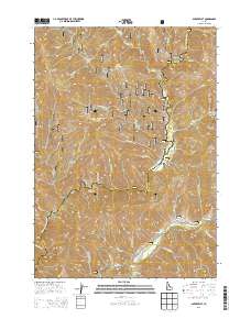 Barber Flat 2013 topographic map thumbnail