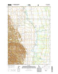 Bates 2013 topographic map thumbnail