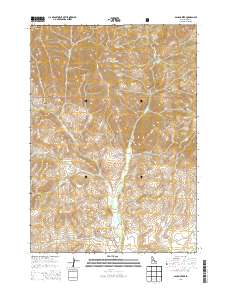 Baugh Creek 2013 topographic map thumbnail