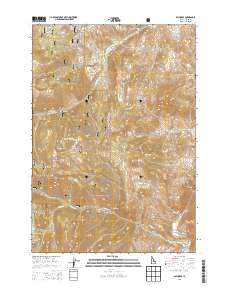 Bayhorse 2013 topographic map thumbnail