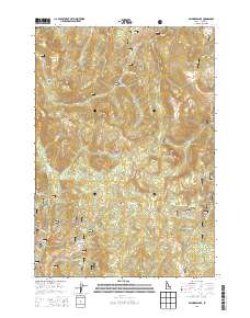 Bayhorse Lake 2013 topographic map thumbnail