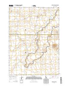 Bear Den Butte 2013 topographic map thumbnail