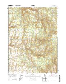 Bedstead Ridge 2013 topographic map thumbnail
