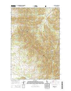 Benewah 2013 topographic map thumbnail