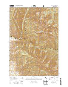 Big Creek Peak 2013 topographic map thumbnail