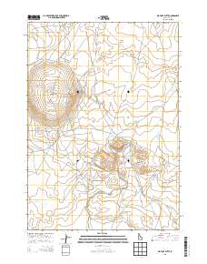 Big Foot Butte 2013 topographic map thumbnail
