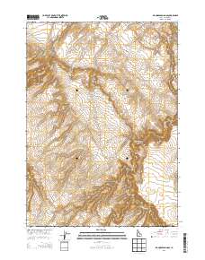 Big Horse Basin Gap 2013 topographic map thumbnail