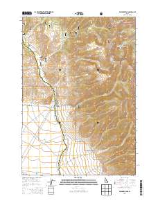 Big Windy Peak 2013 topographic map thumbnail