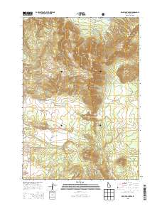 Bishop Mountain 2013 topographic map thumbnail